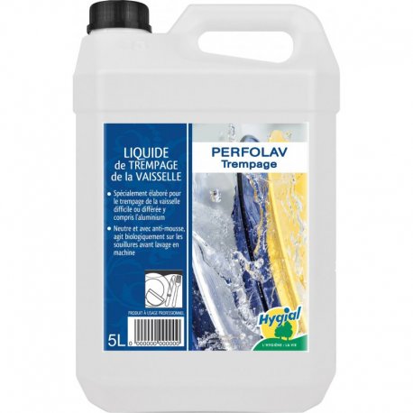 Liquide de trempage vaisselle PERFOLAV TREMPAGE - Bidon de 5L