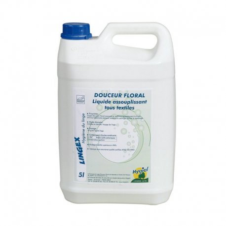 Assouplissant parfumé pour le linge LINGEX DOUCEUR FLORAL - Bidon de 5L