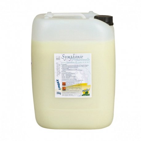 Lessive liquide LINGEX SYMPHONIE PRO pour dosage automatique - Bidon de 23Kg