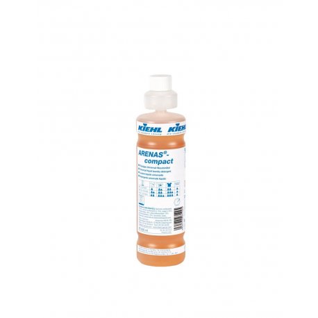 Lessive liquide universelle ultra-concentrée parfumée ARENAS-COMPACT - Flacon-doseur de 1L