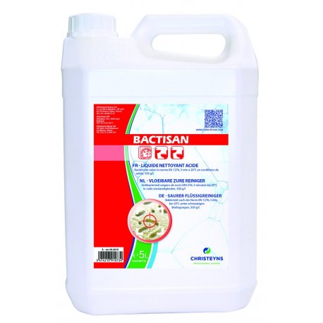 Nettoyant acide pour sanitaires BACTISAN - Bidon de 5L