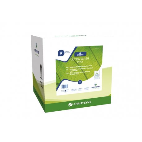 Lessive liquide enzymatique tous textiles Ecolabel GREEN'R ULTRA WASH pour dosage automatique - BagInBox 10L