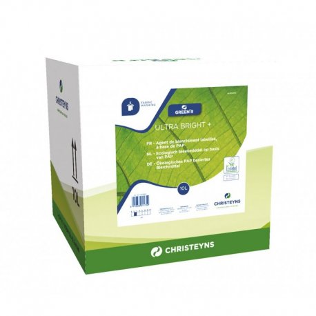 Agent de blanchiment Ecolabel GREEN'R ULTRA BRIGHT pour dosage automatique - BagInBox 10L