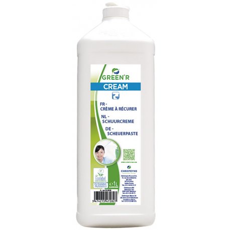 Crème à récurer Ecolabel GREEN'R - Flacon de 1L