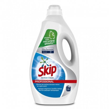 Lessive liquide SKIP ACTIVE CLEAN 71 lavages - Bidon de 5L