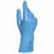 Gant Jersette latex col, Bleu Taille 7 1/2