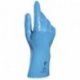 Gant Jersette latex col, Bleu Taille 8 1/2