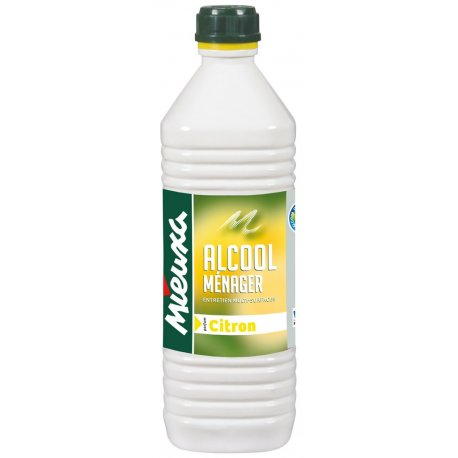 Alcool ménager MIEUXA - Senteur citron - Bouteille de 1L