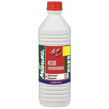 Détartrant décapant Acide Chlorhydrique MIEUXA (23%) - Flacon de 1L