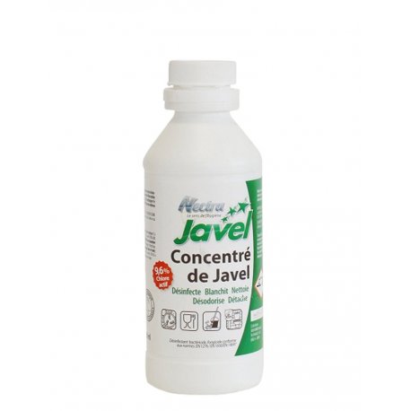 Concentré de javel 9,6% de chlore actif en dose de 250ML NECTRA