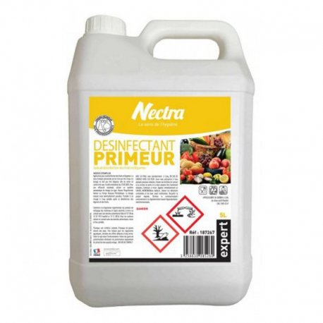 Désinfectant légumes PRIMEUR EXPERT NECTRA - Bidon de 5L