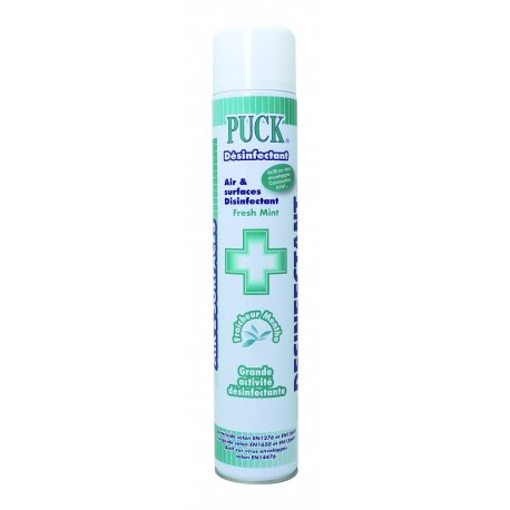 Désinfectant des surfaces et purificateur d'air PUCK - Aérosol 750ml