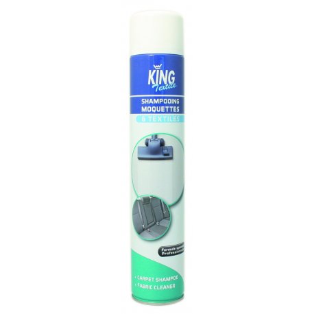 Shampooing pour moquette et textiles KING TEXTILES - Aérosol de 750ml