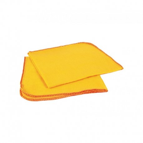 Chamoisine de dépoussiérage 125gr/m² 40x50cm col. jaune