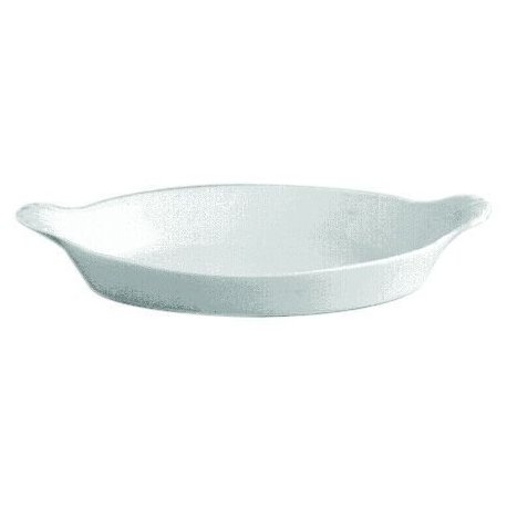 Plat ovale oreilles n°5 - 140x80 cm céramique col. Blanc