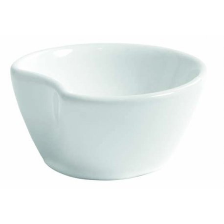 Pot / Saucière - Ø7 cm - HT 3 cm col. Blanc