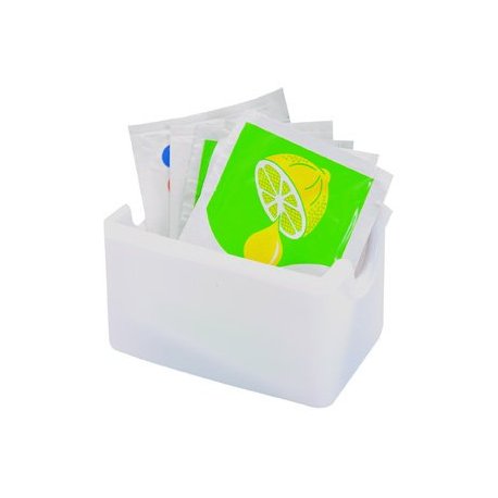 Récipient multi-usages 8,5x6,5x5 cm blanc