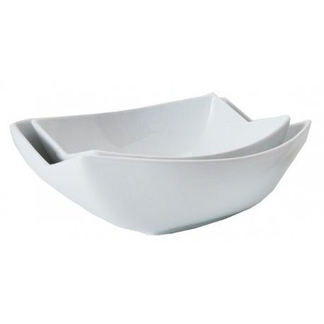 Saladier Cannes 17 cm porcleaine col. Blanc