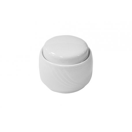 Sucrier rond Volute - porcelaine