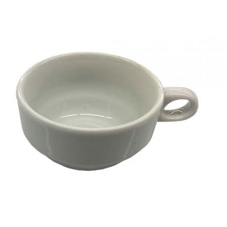 Tasse à café Moka - blanche - porcelaine