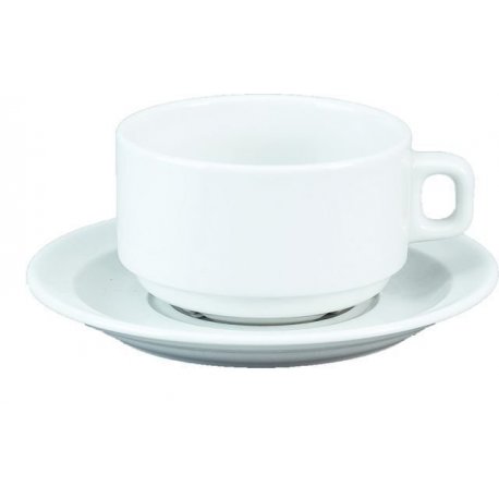 Tasse à déjeuner empilable 28 cl - porcelaine