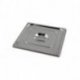 Couvercle normal GN2/3 + poignée - Inox 18/10 - 325x354 mm