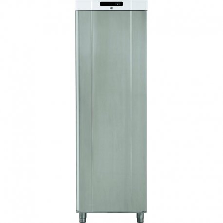 Armoire froide 359L positive -froid ventilé canalisé - +2/+12°C - 1 porte pleine - 88W - inox - 595x642x1875 mm