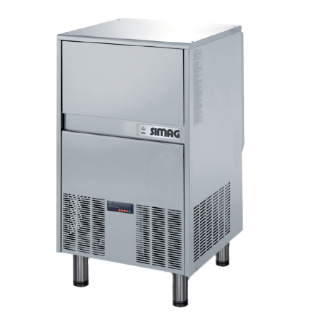 Machine à glace en grains SPH80m - stockage 25 kg - jusqu'à 70 kg/24h - 230V mono - 529x626x880 mm