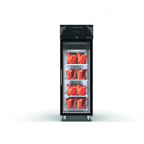 Armoire de maturation viande 0/10°C - 4 niveaux - 0,58 kW - 230V mono -720x860x2100mm