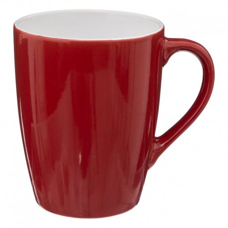 Mug 38 cl - Faïence - Rouge - Colorama - 10,8x8,8x11,8 cm