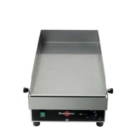 Plancha électrique profonde - 3,6 kW - 230V - 1 zone - surface de cuisson 340x640 mm - 400x690x266 mm