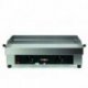 Plancha gaz large - 2x2,5 kW - 2 zones - surface de cuisson 640x340 mm - 700x420x240 mm