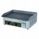 Plancha gaz - 6 kW - thermostat 0° à 300°C - 230V mono - surface de cuisson 600x400 mm - 100% inox - 610x475x230mm