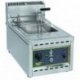 Friteuse à poser 12 L - rendement 18 kg/h - 1 robinet vidange - 8 kW - 220V mono - 400x700x325 mm