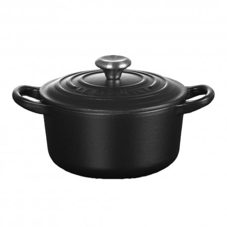 Cocotte ronde 8,1 L - Noire mat Ø 30 cm