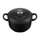 Cocotte ronde 8,1 L - Noire mat Ø 30 cm