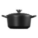 Cocotte ronde 8,1 L - Noire mat Ø 30 cm