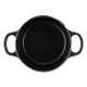 Cocotte ronde 8,1 L - Noire mat Ø 30 cm