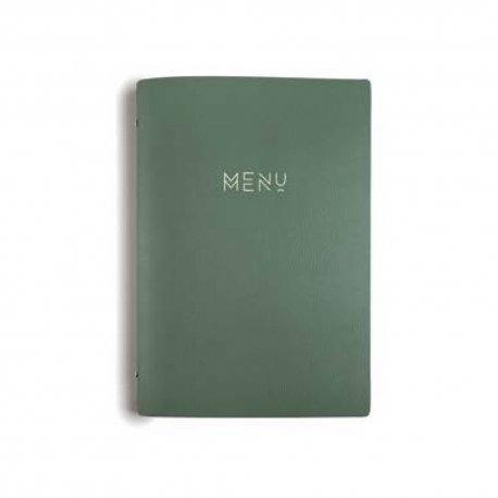 Porte-menu Format A4 - saura vert - 25,5x32 cm