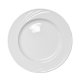 Assiette plate Volute - blanche - Ø20 cm - porcelaine