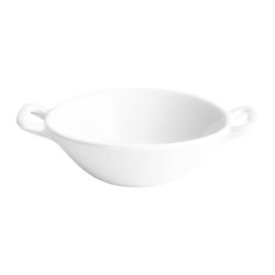 Cassolette avec anses Ø16 cm - HT 5 cm col. Blanc porcelaine