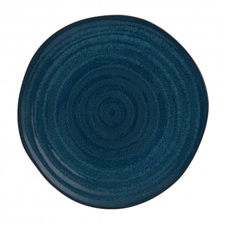 Assiette plate - Grès Ø 28 cm - Gemstone Lapis Lazuli