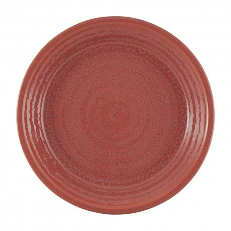 Assiette plate - Grès Ø 28 cm - Gemstone Coral