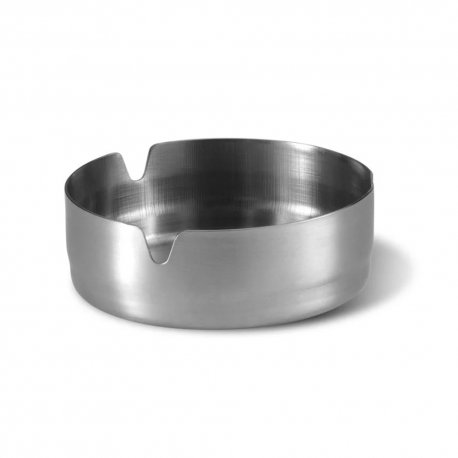 Cendrier inox ø10x3,5 cm