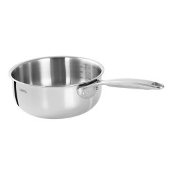 Casserole Ø20cm Castel'Pro tous feux inox haute résistance