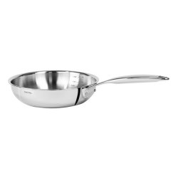 Poêle sautoir inox CastelPro® Ø24 cm - Tous feux