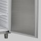 Armoire froide 359L positive - Froid ventilé canalisé +2/+12°C - 1 porte pleine - 88W - Inox - 595x642x1875 mm