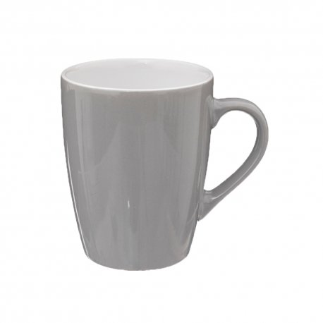  Mug Colorama gris 38 cl - Faïence - 10,8x8,8x11,8 cm 