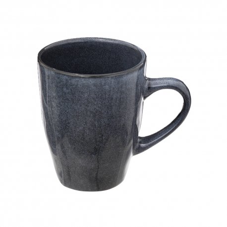 Mug Callie en grès 37 cl - Bleu - 12,5x8,8x11,1 cm