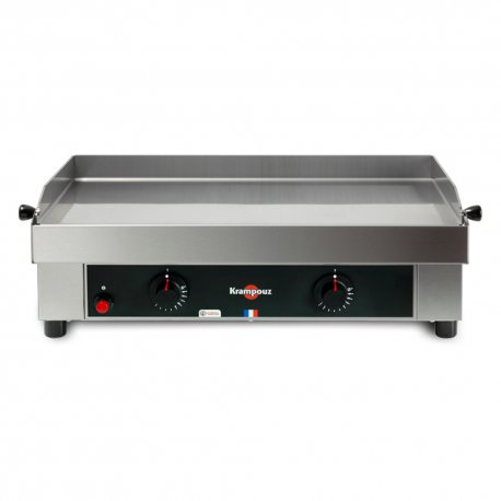 Plancha gaz large - 2x2,5 kW - 2 zones - Surface de cuisson 640x340 mm - 700x420x240 mm